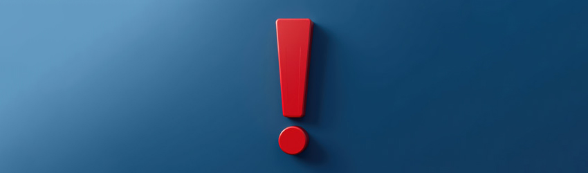 red exclamation point