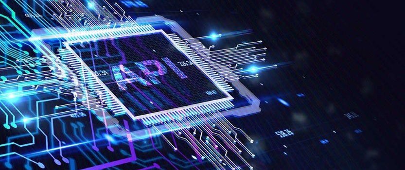 illustration of API microchip