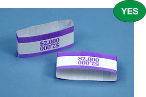 Correct - Band showing no excess flap