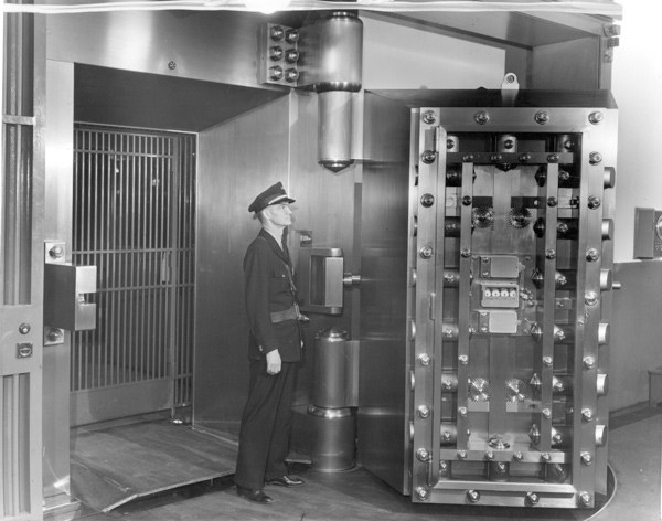 Early 1900s cash vault