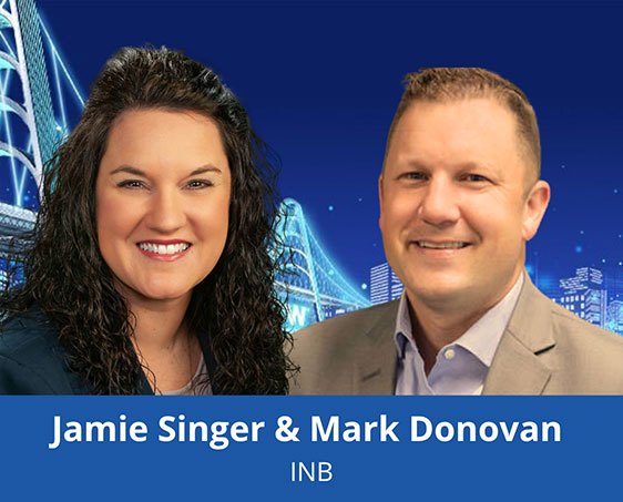 Picture of Jamie Singer and Mark Donovan of INB