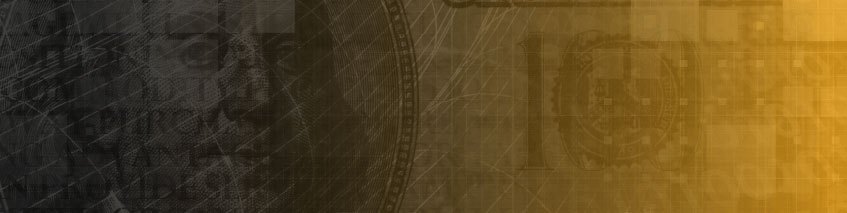 National Settlement Service background with an opaque dollar bill.