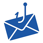 fishing hook through an envelope